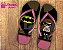 Chinelo De Aniversário Infantil Batman Menina - Imagem 1