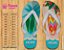 Chinelo Personalizado Aniversário hawaii praia - Imagem 1