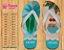 Chinelo Personalizado Aniversário hawaii praia - Imagem 2