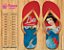 Chinelo Personalizado Aniversário Branca de Neve - Imagem 1
