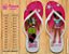 Chinelo Personalizado Aniversário Barbie Negra - Imagem 1