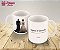 Caneca de Porcelana Personalizada Casamento - Imagem 1