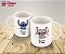Caneca de Porcelana Personalizada Aniversário Stitch - Imagem 1