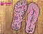 Chinelo Medicina Rosa com Ícones - Imagem 1
