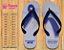 Chinelo Personalizado Novembro Azul - Imagem 1