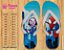 Chinelo Personalizado Aniversário GWEN E HOMEM ARANHA - Imagem 1