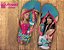 Chinelo Personalizado De Aniversário Da Barbie - Imagem 1