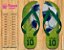 Chinelo Personalizado Copa do Mundo futebol - Imagem 1