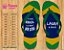 Chinelo Personalizado Aniversário Copa do mundo Futebol - Imagem 1