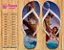 Chinelo Personalizado Aniversário Moana - Imagem 1