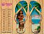 Chinelo Personalizado Aniversário Moana - Imagem 1