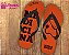Chinelo Personalizado Laranja De Medicina - Imagem 1