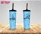 Copo Long Drink Com Tampa e Canudo Fundo Do Mar - Imagem 1