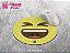 Mouse Pad Redondo Emoji Rindo - Imagem 1