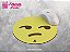 Mouse Pad Redondo Emoji Rabugento - Imagem 1