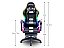 CADEIRA GAMER PCTOP STARLIGHT RGB PRETA C/ DESCANCO DE PE - R1006E - Imagem 4