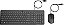 Combo de Teclado e Mouse USB HP 150 - Imagem 1