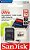 Cartão de Memória SanDisk 64GB Ultra ®microSDXC UHS-I Classe 10 + 1 Adaptador SD - Imagem 1