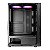 Gabinete Gamer HX310, Mid-Tower, Lateral de Vidro, Com 2 Fans, Preto - Imagem 4