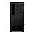 Gabinete Gamer Narok V2, Rainbow, Mid-Tower, Lateral de Vidro, Com 3 Fans, Preto - Imagem 4