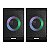 Caixa de Som Eryx, RGB, 2x3W RMS, Preto - Imagem 2