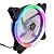 Cooler Gamer G-Fire LED RAINBOW, 12cm - EW0509R - Imagem 1