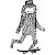 Adesivo Decorativo Skate Monster - Imagem 2