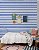 Papel de Parede Listrado Horizontal - Azul - Imagem 2