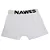 Cueca Boxer Em Cotton Juvenil Elástico Personalizado Nawes - Branco - Imagem 1