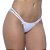Calcinha Em Microfibra Com Tiras Duplas E Detalhes Rendados Hot Love - Branco Com Verde Água - Imagem 1