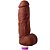 Pênis Vibrador 24 X 5 Cm Soulsex - Chocolate - Imagem 1
