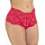 Calcinha Calesson Shortinho Em Renda Com Lacinho Patitex - Vermelho - Imagem 1