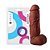 Pênis Maciço 22x5 Cm Soul Sex - Chocolate - Imagem 1
