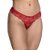 Calcinha Fio Dental Em Renda Com Lacinho Patitex - Vermelho - Imagem 1