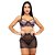 Conjunto Sensual Bicolor Com Sainha Hot Love - Imagem 1