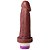 Pênis Vibrador 19 X 4,5 Cm Soulsex - Chocolate - Imagem 1