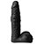 Pênis Maciço Com Escroto 19,3 X 4,7 Cm Soulsex - Preto - Imagem 1