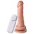 Pênis Com Vibrador E Ventosa 16 X 3,5 Cm Soulsex - Bege - Imagem 1