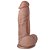 Pênis Maciço Com Ventosa 18x4 Cm Soulsex - Bege - Imagem 1