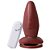 Plug Anal Com Vibrador E Ventosa 13,5 X 5,3 Cm Soul Sex - Chocolate - Imagem 1