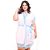 Hobe Plus Size Manga Curta Hot Love - Rosa Com Azul - Imagem 1