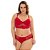 Conjunto Selma Sem Bojo Plus Size Patitex - Vermelho - Imagem 1
