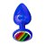 Plug Anal De Metal Pequeno Pride Lgbt Hard - Lilas - Imagem 1