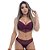 Conjunto Fio Em Microfibra Em Renda E Lacinho Patitex - Vinho - Imagem 1
