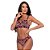 Conjunto Bicolor Bojo E Fio Rendado Hot Love - Vinho Com Marfim - Imagem 1