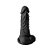 Pênis Maciço Com Ventosa 14,4x4,7 Cm Soulsex - Preto - Imagem 1