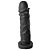 Pênis Maciço 17 X 3,7 Cm Soulsex - Preto - Imagem 1