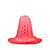 Capa De Língua Em Silicone Com Textura Estimulante Pau Brasil - Vermelho - Imagem 1