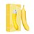 Vibrador Feminino Formato De Banana Com Pulsação Sexy Import - Imagem 1