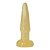 Plug Anal Com Glitter 11x2,5cm Linha Ouro Premium Kgel - Imagem 1